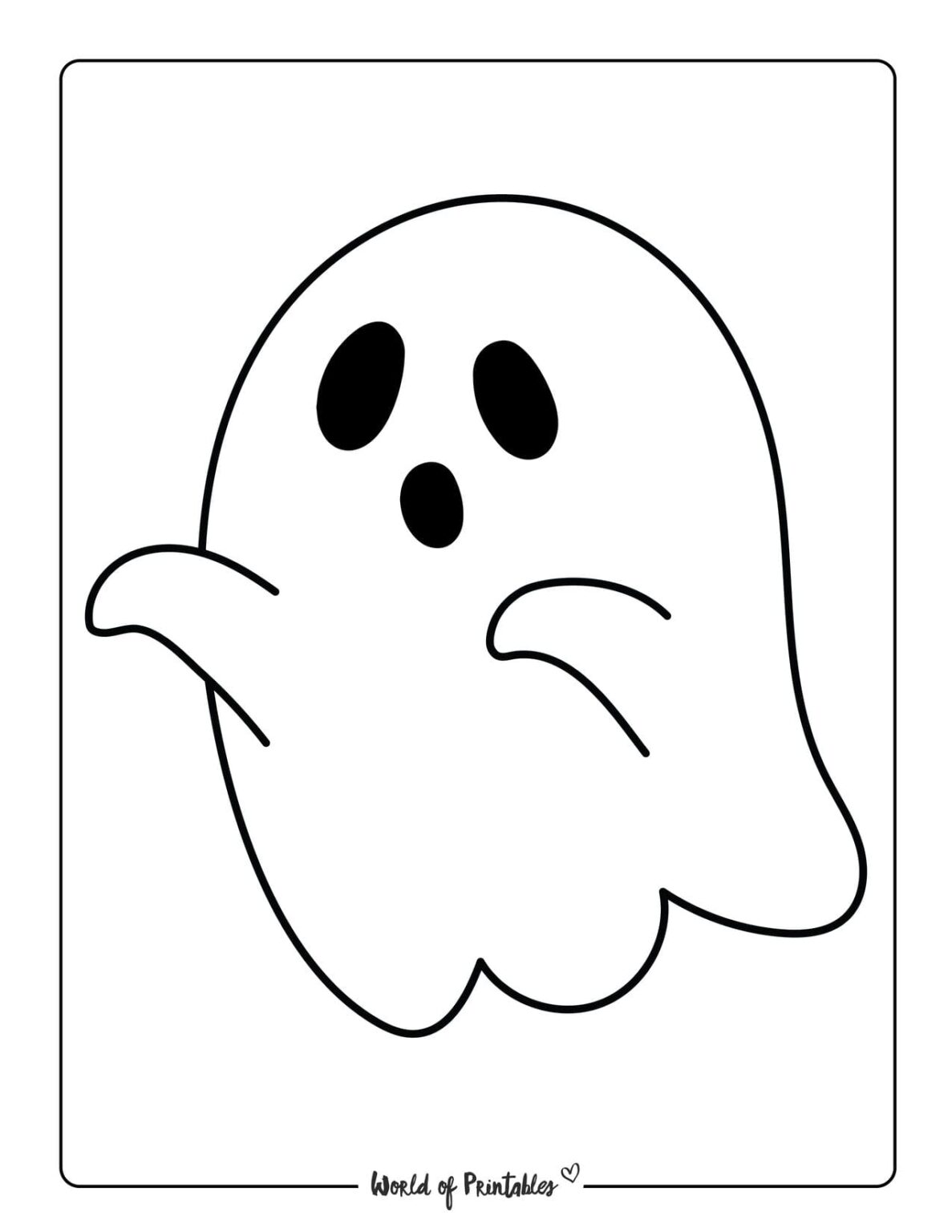 Ghost Printables World of Printables