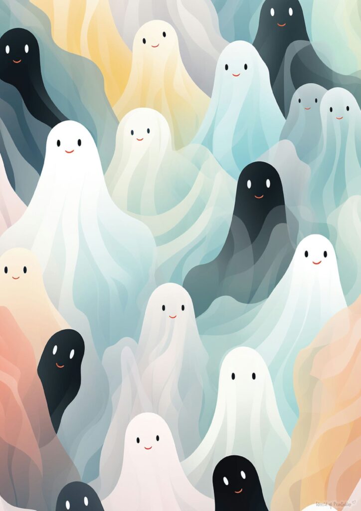 Ghost Halloween Printable Decor