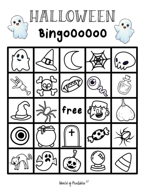 Halloween Bingo 5