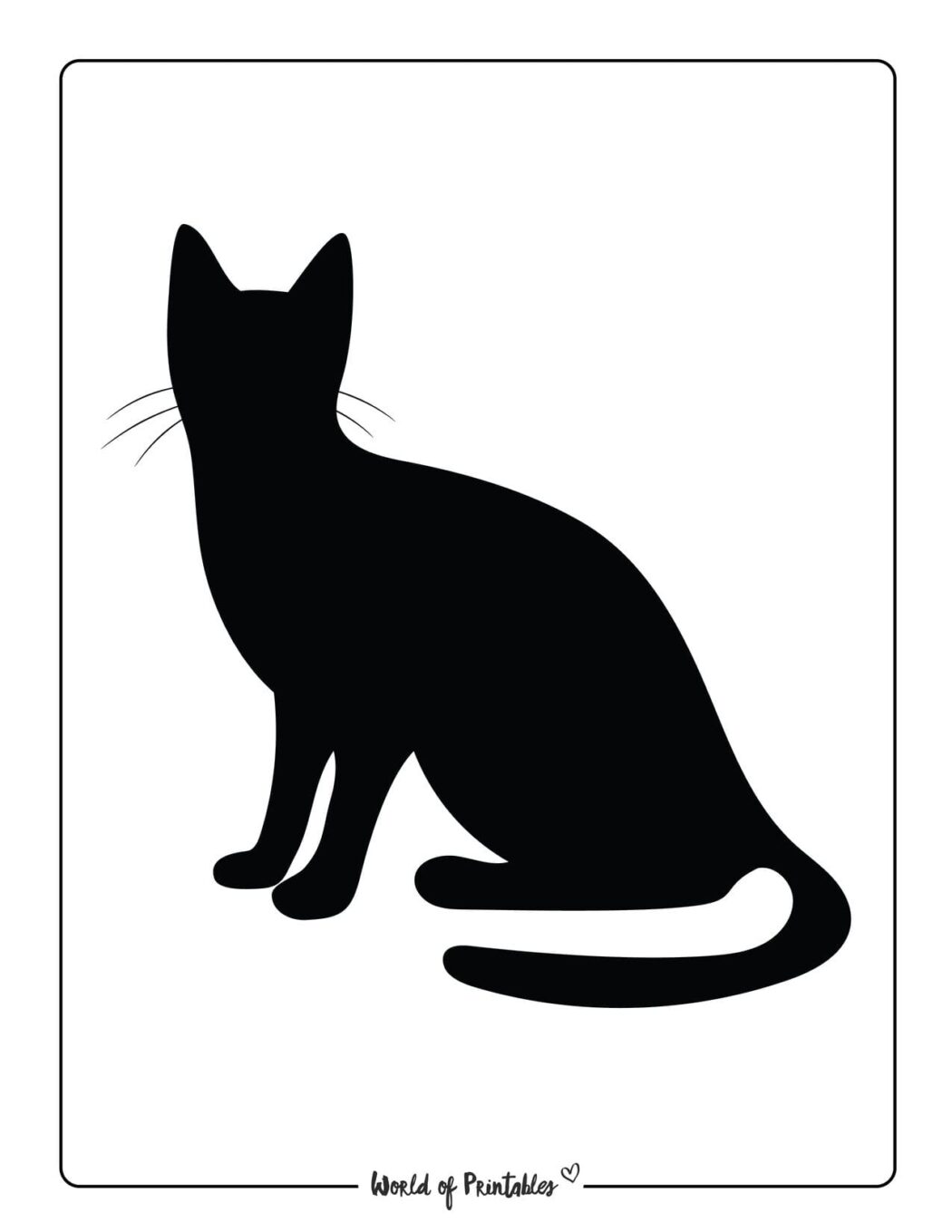 Black Cat Printables World of Printables