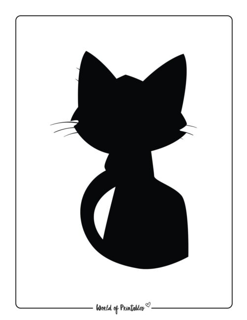 Halloween Cat Template Printable