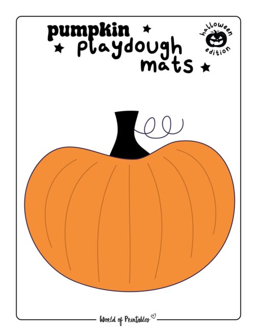 Halloween Playdough Mats - 23