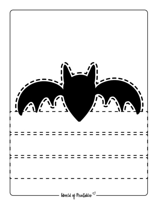 Hat Bat Template 6