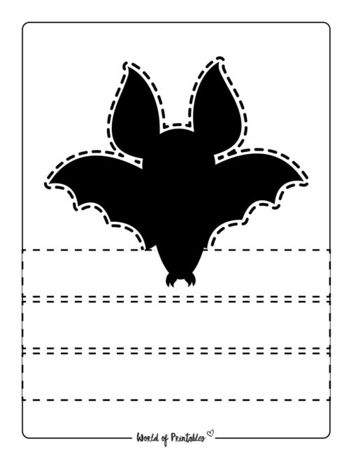 Hat Bat Template 8