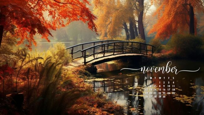 November Calendar Wallpaper 12