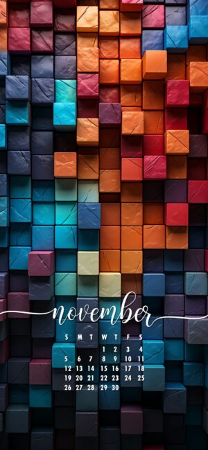 November Phone Wallpaper Abstract Background