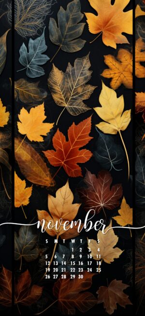 November Phone Wallpaper Leaves