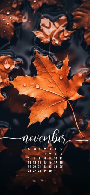 November Phone Wallpaper fall