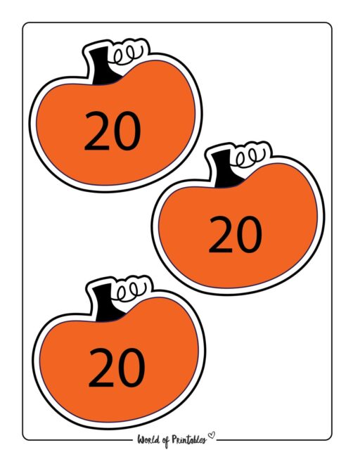 Number Classroom Games - 20