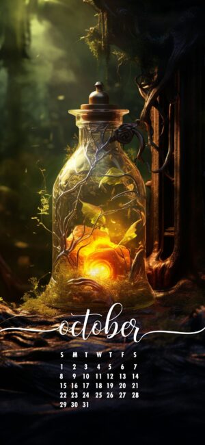 October Phone Calendar Wallpaper 29