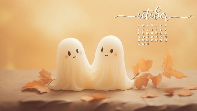 October Wallpaper Ghosts 32