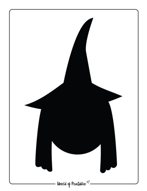 Printable Witch Stencil