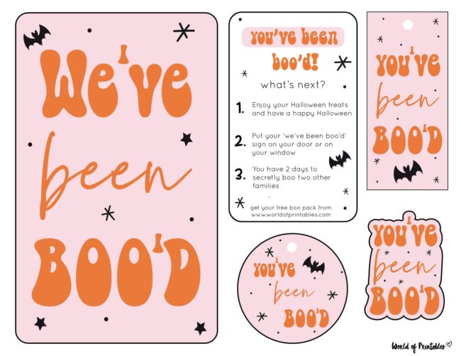 Printable You've Been Boo'd