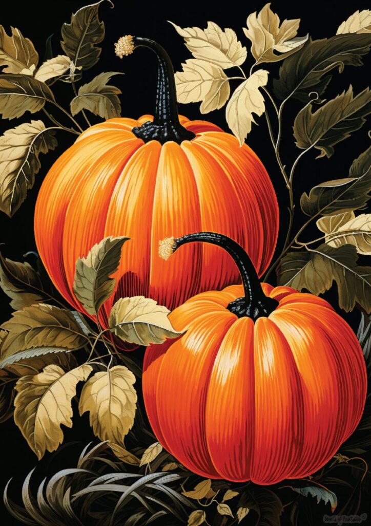 Pumpkin Halloween Art Print