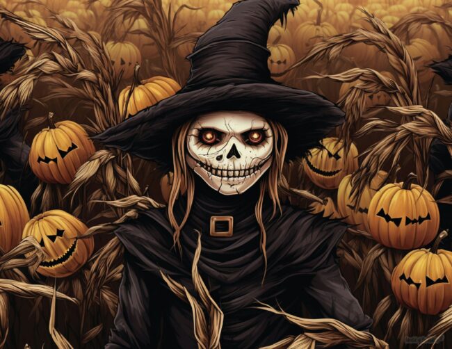 Scarecrow Halloween Printable Decor