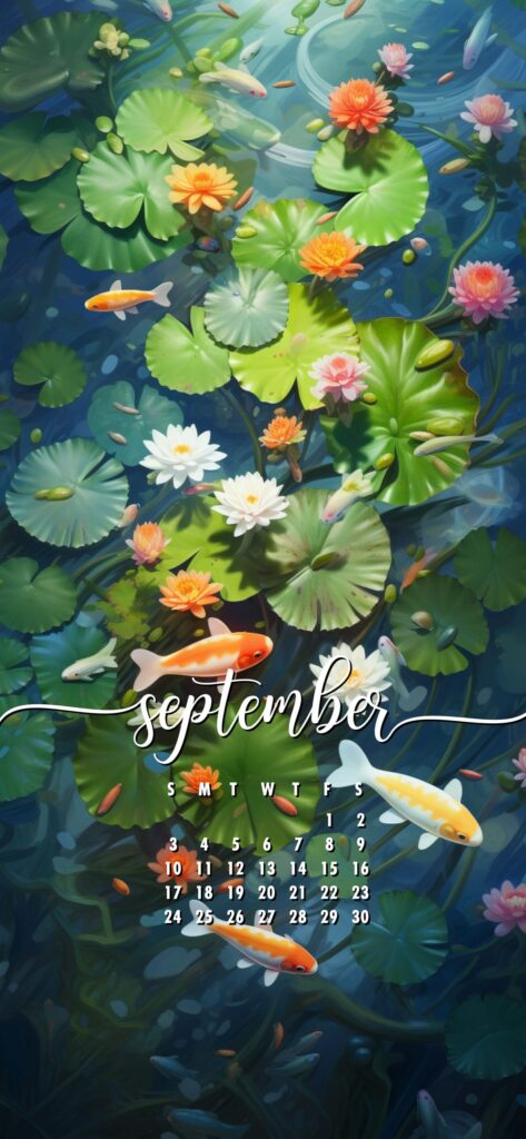 September Phone Wallpaper Fish