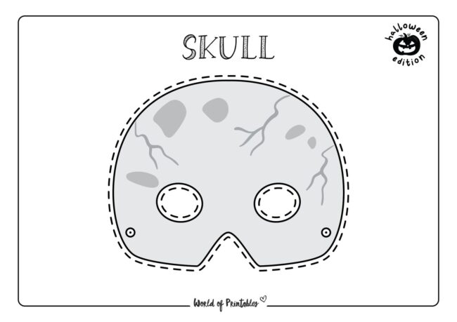 Skeleton Mask Printable