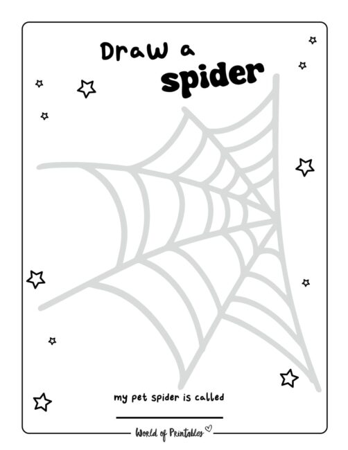 Spider Halloween Activity Sheets - 4