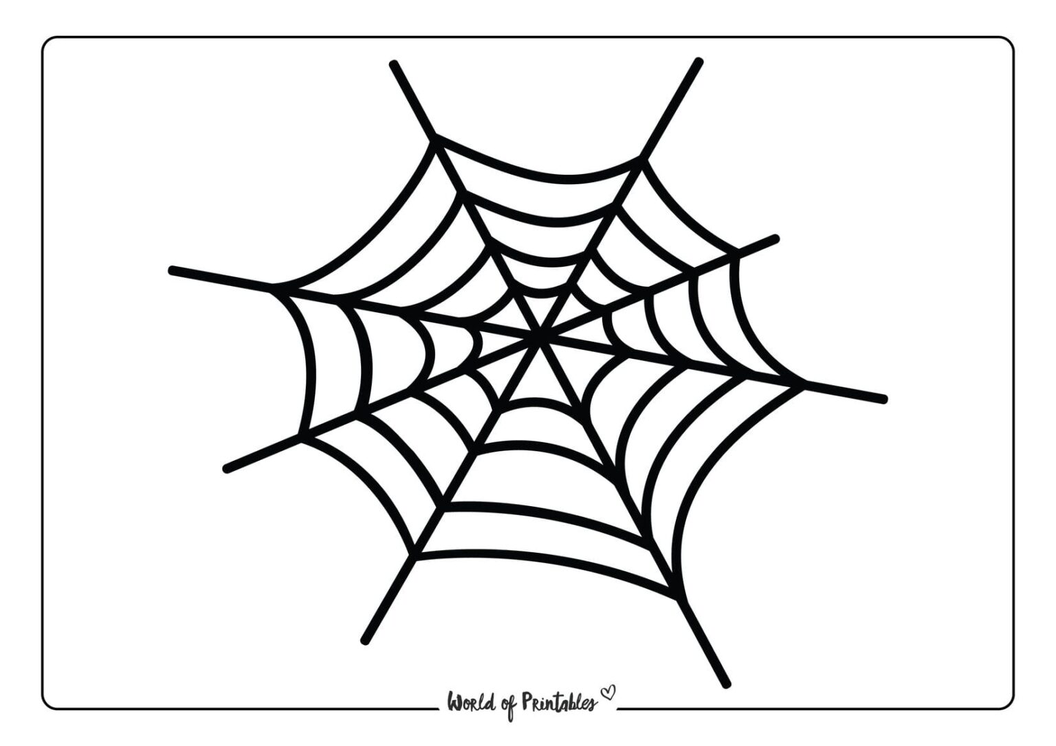 Spiderweb Printables - World of Printables