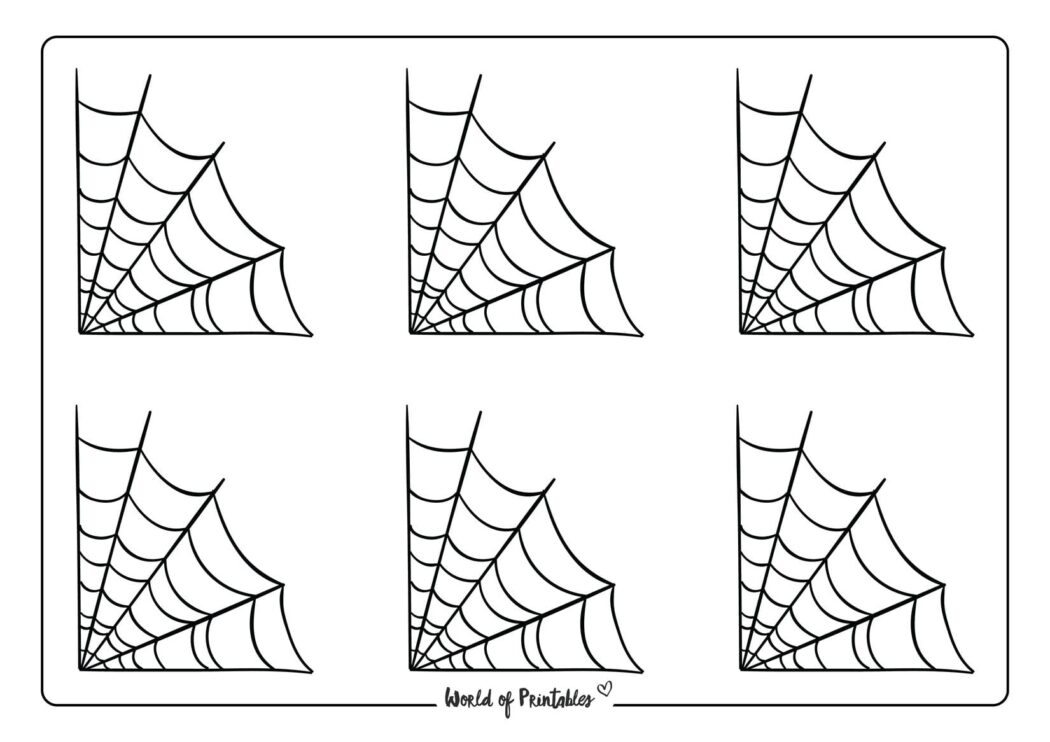 Spiderweb Printables World Of Printables