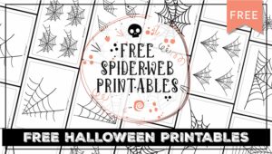 Spiderweb Printables - World of Printables