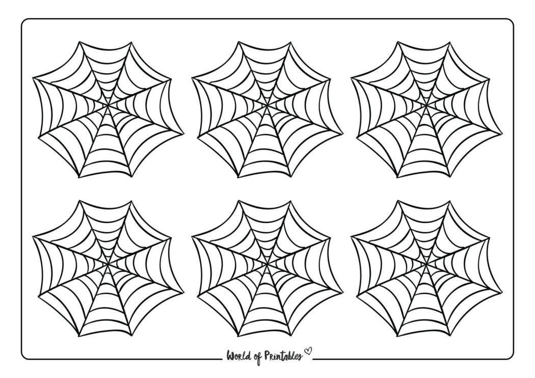 Spiderweb Printables - World of Printables