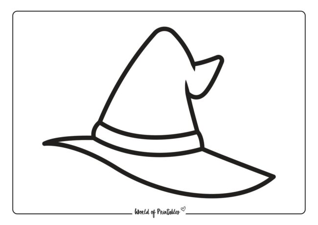 Witch Hat Printable 1