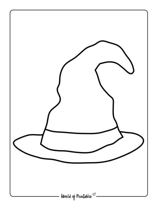 Witch Hat Template 1