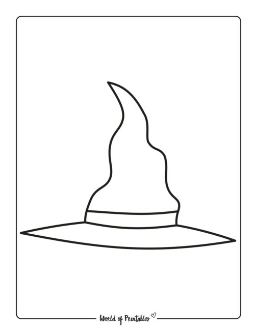 Witch Hat Template 25