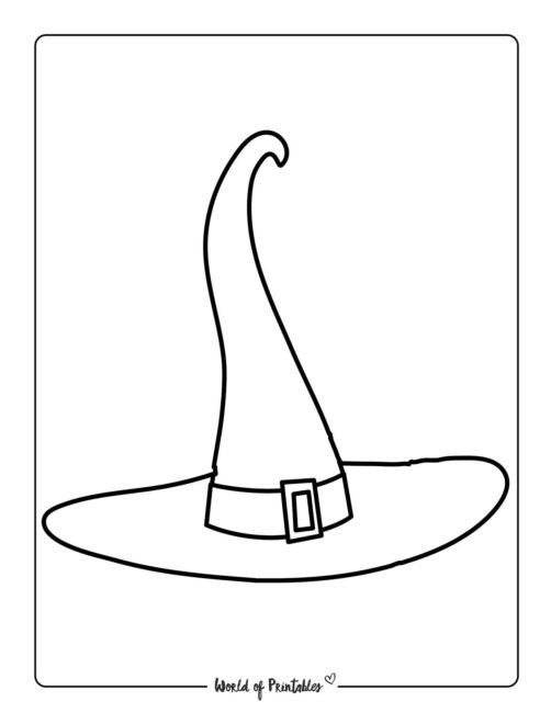 Witch Hat Template 9