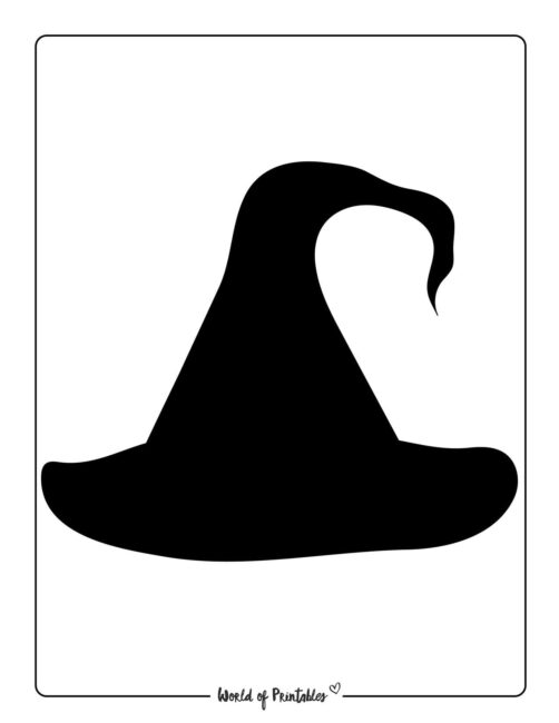 Witch Hat Template Printable 16