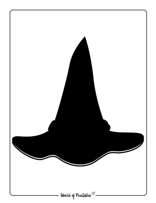 Witch Hat Template Printable 20
