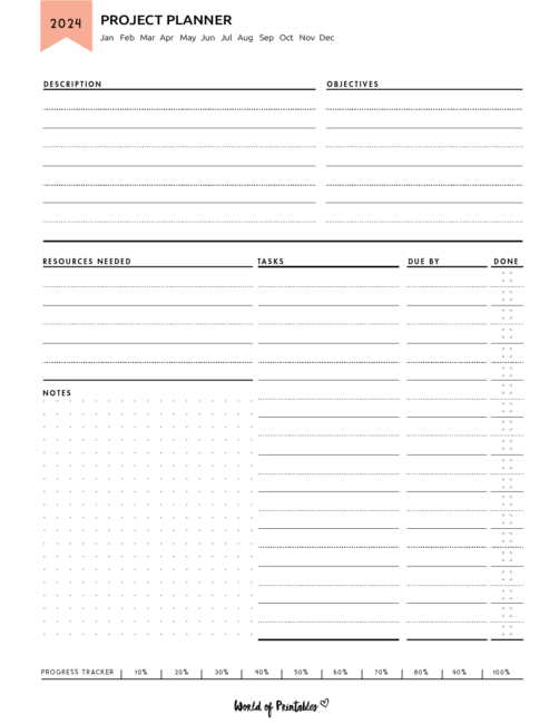 2024 Project Planner