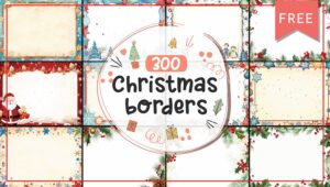 300 Free Christmas Borders - World of Printables