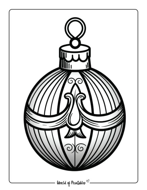 Christmas Decorations Coloring Pages 66