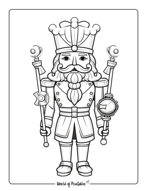 Christmas Nutcracker Coloring Pages 108
