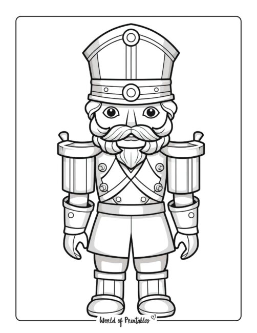 Christmas Nutcracker Coloring Pages 110