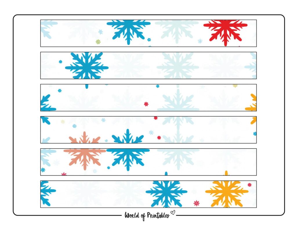 Printable Christmas Paper Chain - Christmas Paper Chains Printable 1024x791