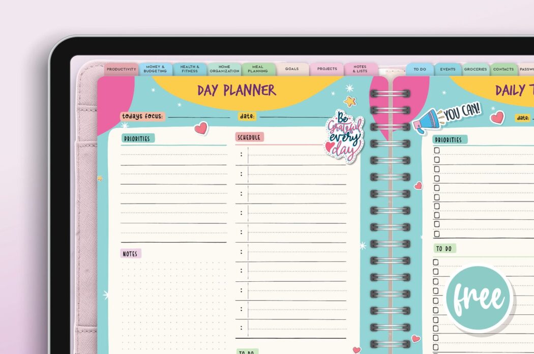 Happy Habit Planner | Free Digital Planner - World of Printables
