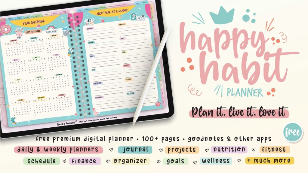 Happy Habit Digital Planner