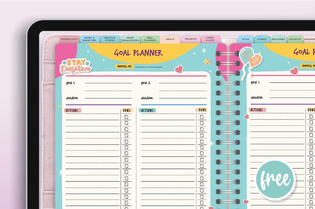 Happy Habit Goal Planner