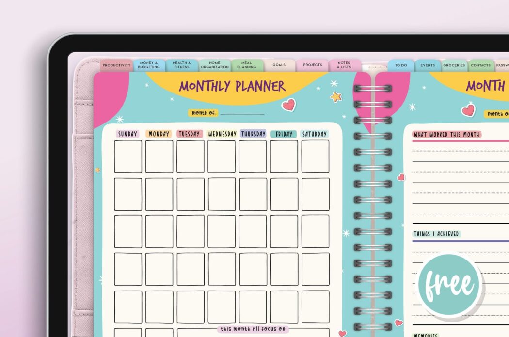 Happy Habit Planner | Free Digital Planner - World of Printables