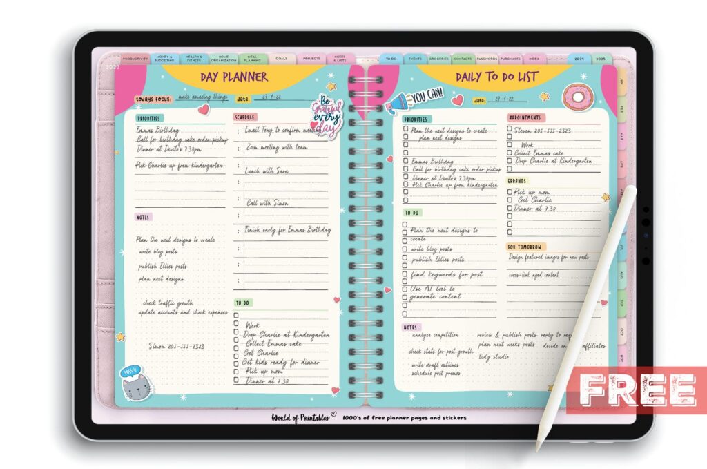 Happy Habit Planner Example