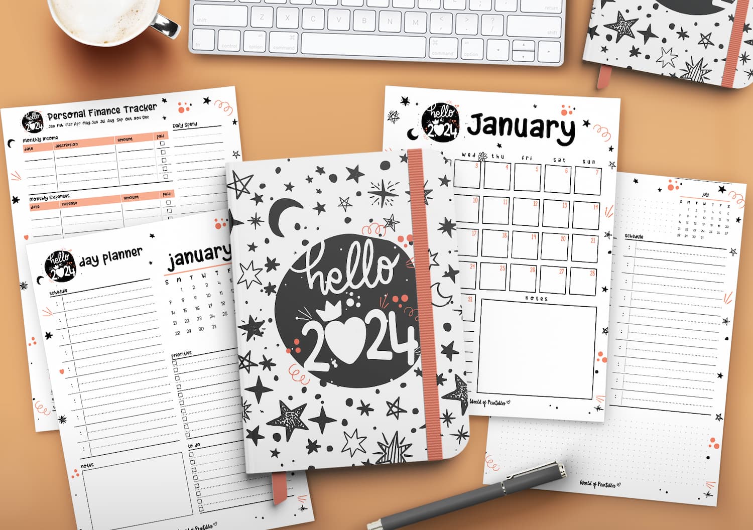 108 Cute Planner Pages To Print For Free - World of Printables