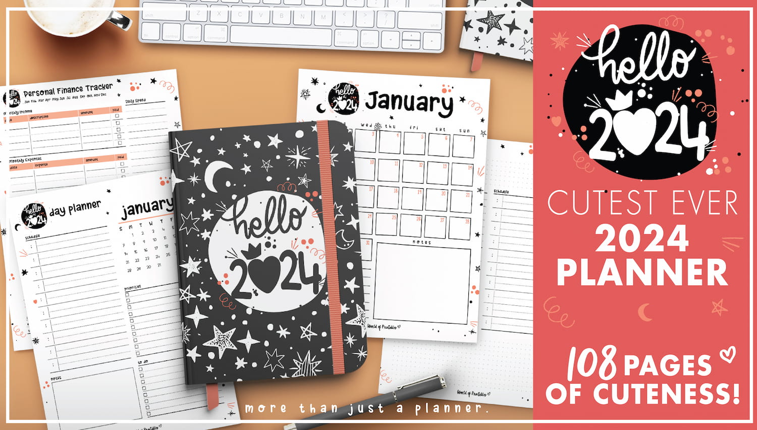 Today, Notes, Goals, Planner Page Marker SVG. Files