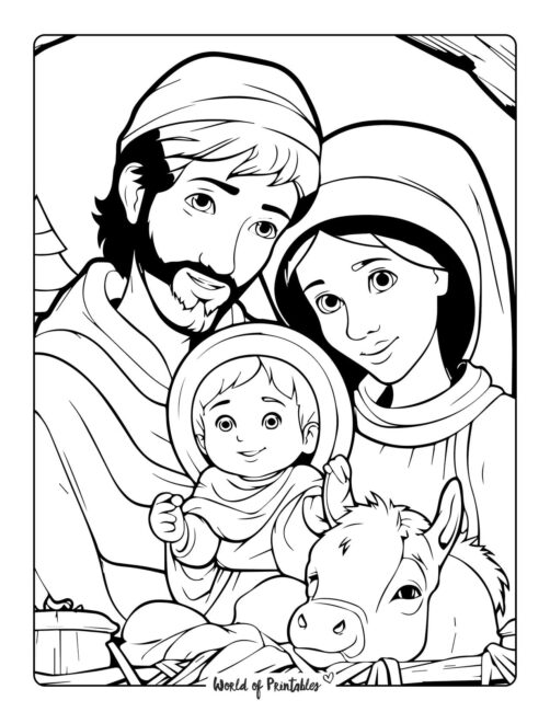 Nativity Coloring Pictures 37