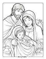 Nativity Coloring Pages - World of Printables