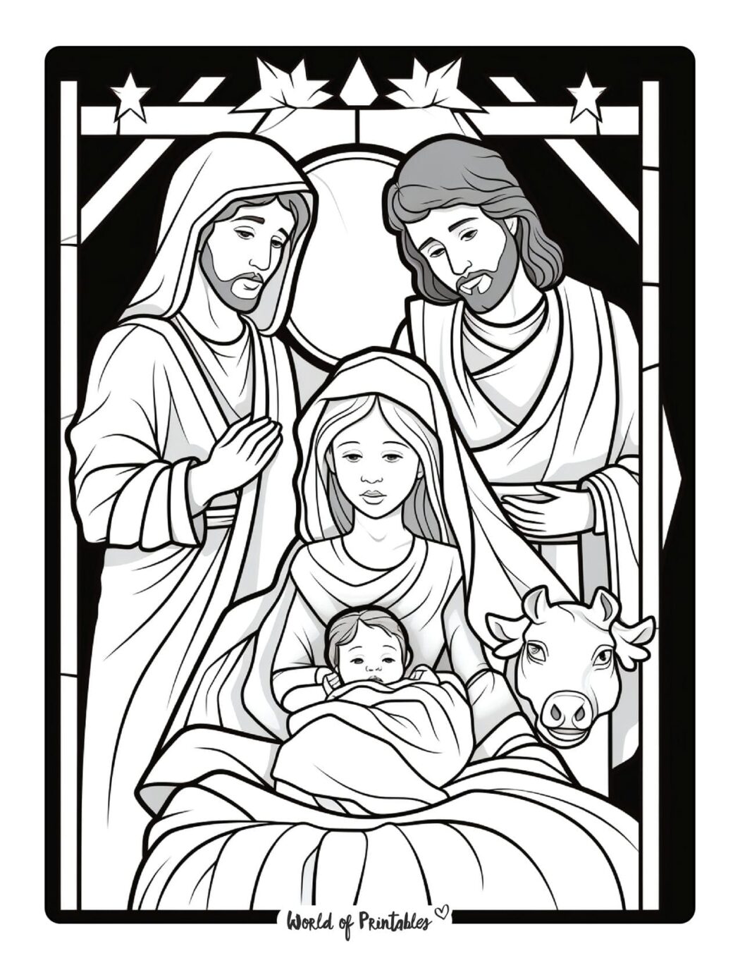 Nativity Coloring Pages - World of Printables