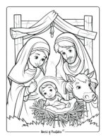 Nativity Coloring Pages - World of Printables