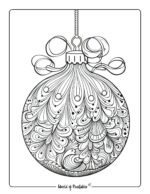 Ornament Coloring Pages - World of Printables